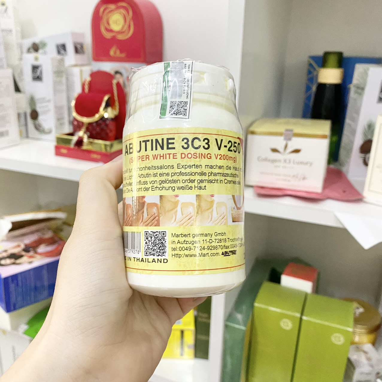 Chuyên sỉ kích Trắng Abutine 3C3 Phiên Bản V250