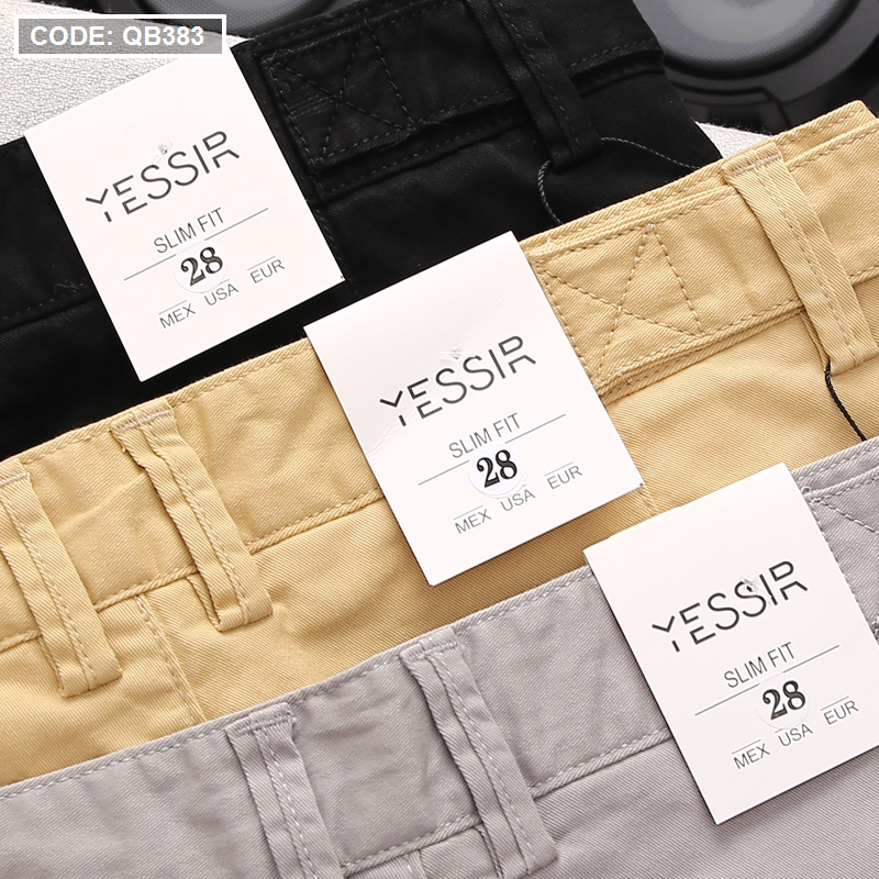 15869-z3108502487292-b3c479f18658090fa4542e87e377661c-15.png Quần Short Kaki Co Giãn Phối Nút Cao Cấp (Có Size 36) - QB383