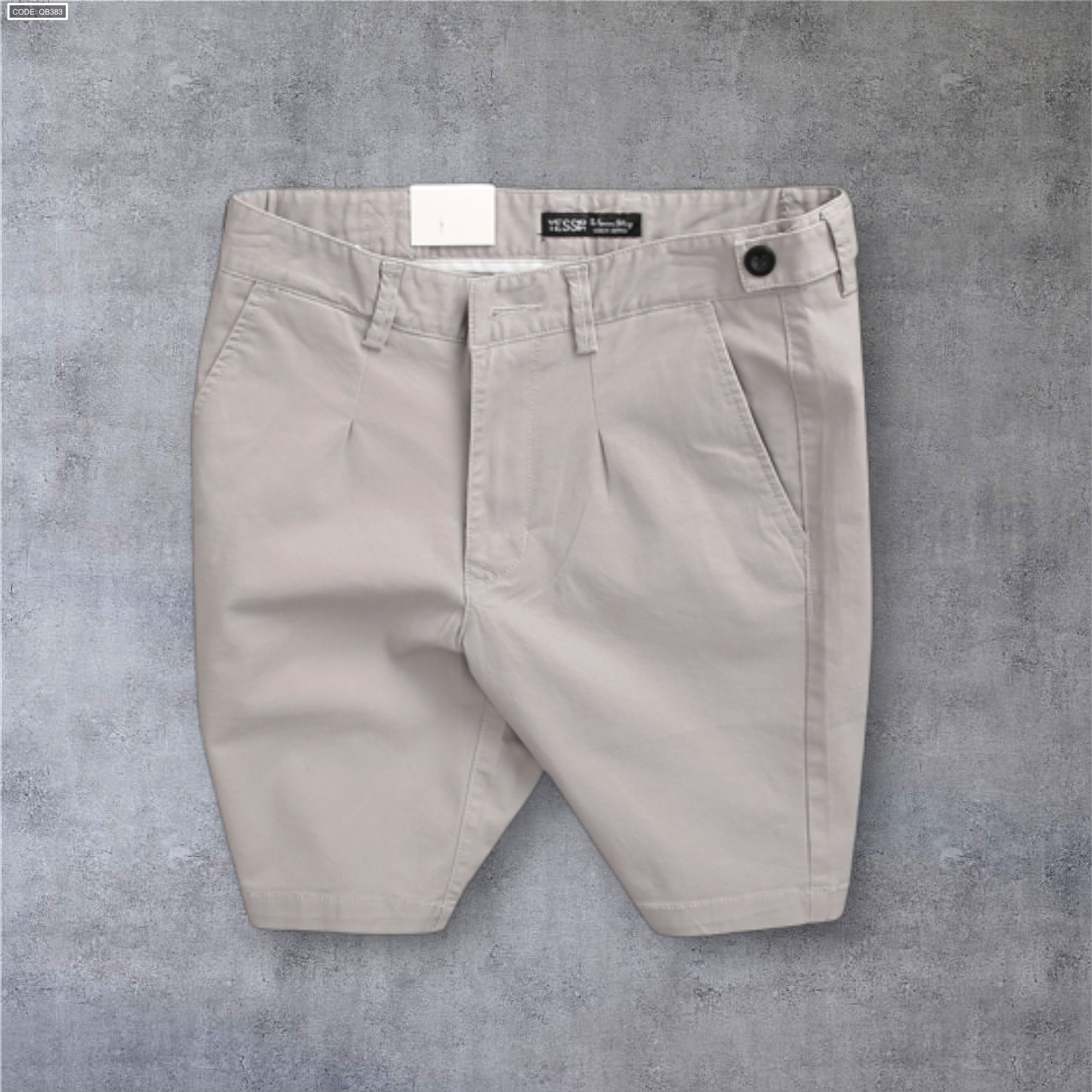Chuyên sỉ quần Short Kaki Co Giãn Phối Nút Cao Cấp (Có Size 36)