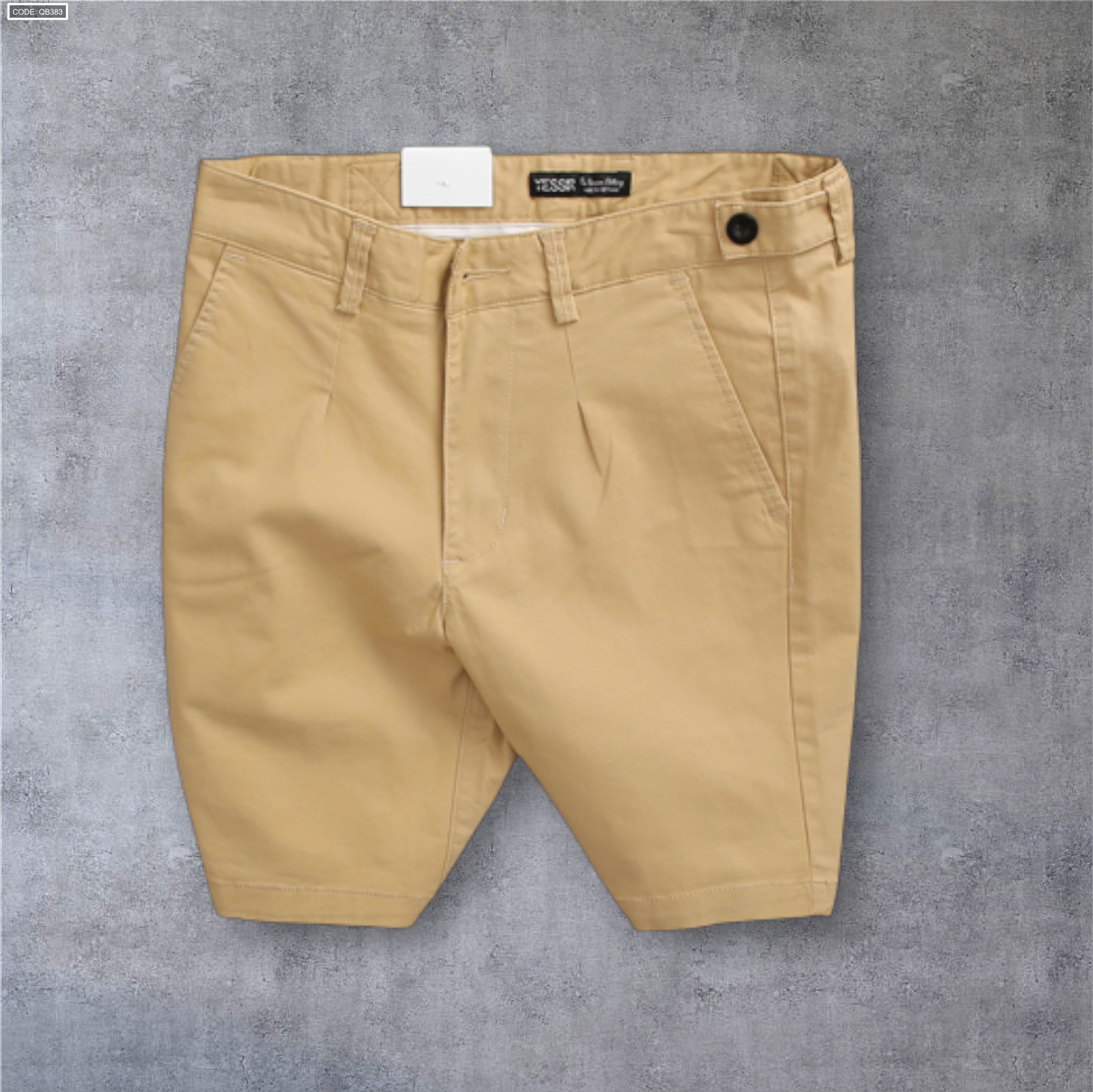 Chuyên sỉ quần Short Kaki Co Giãn Phối Nút Cao Cấp (Có Size 36)