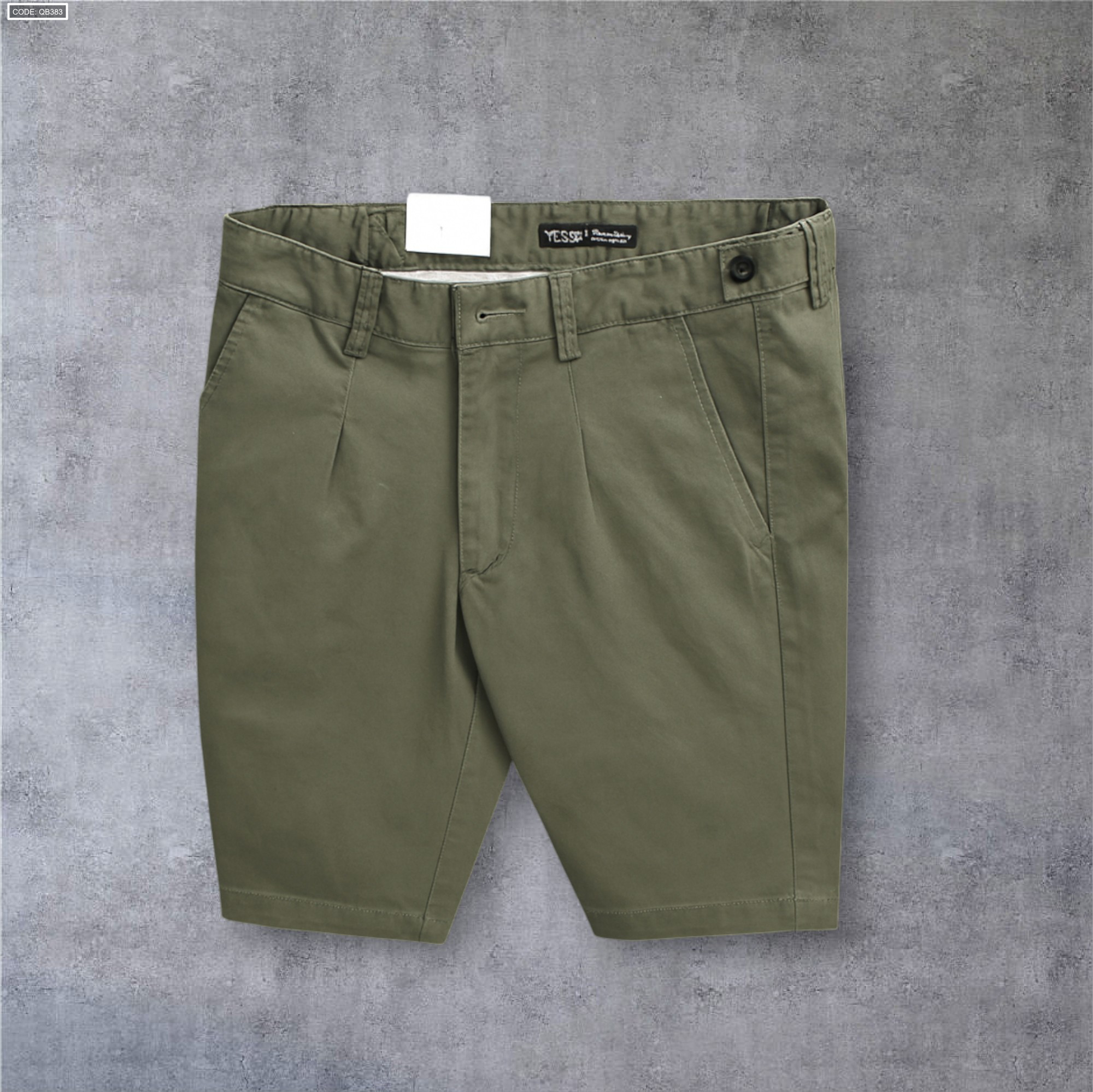 Chuyên sỉ quần Short Kaki Co Giãn Phối Nút Cao Cấp (Có Size 36)