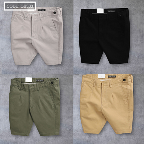 Chuyên sỉ quần Short Kaki Co Giãn Phối Nút Cao Cấp (Có Size 36)