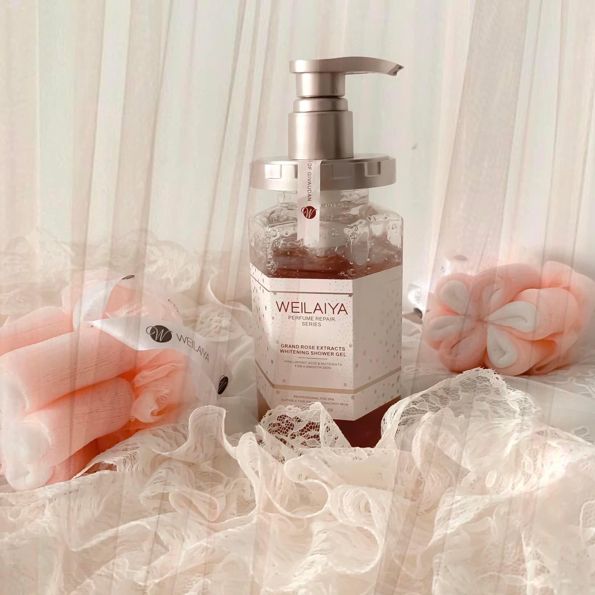 15878-269724645-1391725614576315-6391540662448212383-n-8.jpg Sữa Tắm Trắng Da Cánh Hoa Hồng Weilaiya Damask 450ml Chính Hãng - 6971025880783