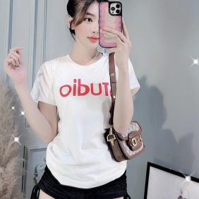 Áo thun nữ form suông vừa in hình thun thái cao cấp - AG132