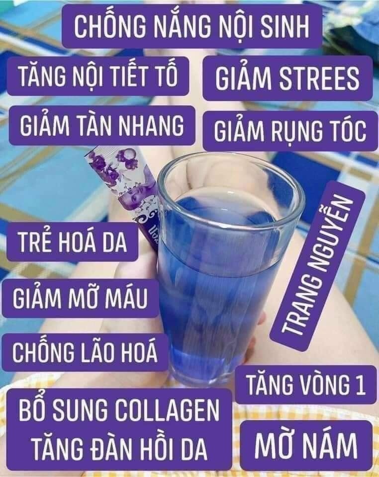 Cách uống collagen đậu biếc để có làn da khỏe mạnh