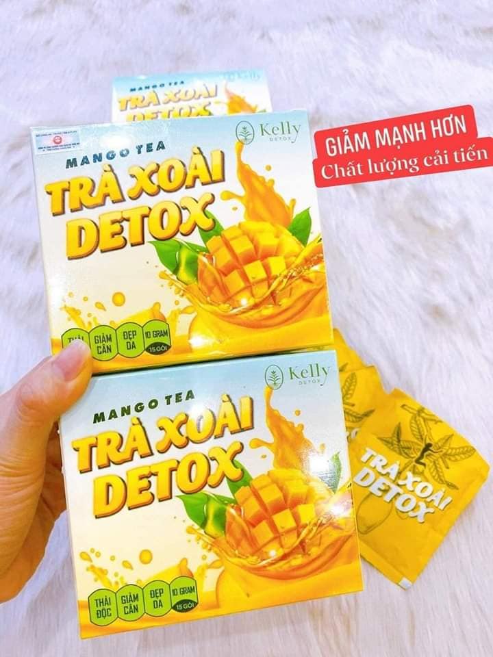 Giá sỉ trà Xoài Giảm Cân Detox Kelly Trà Xoài Giảm Cân Detox Kelly