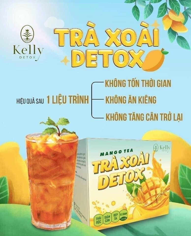 Giá sỉ Trà Xoài Giảm Cân Detox Kelly Chính Hãng Trà Xoài Detox Kelly Giảm Cân Chính Hãng
