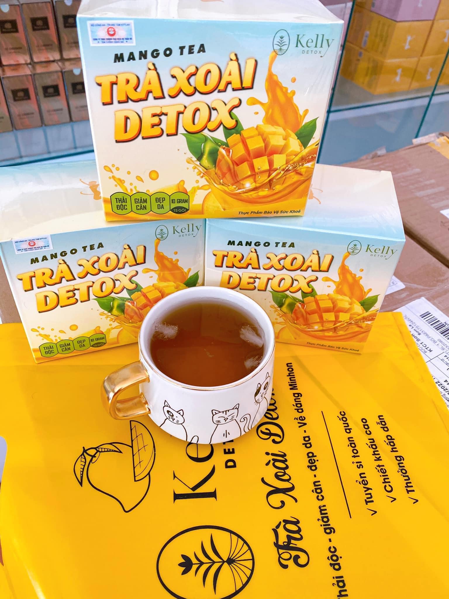 Giá sỉ Trà Xoài Giảm Cân Detox Kelly Chính Hãng Trà Xoài Detox Kelly Giảm Cân Chính Hãng