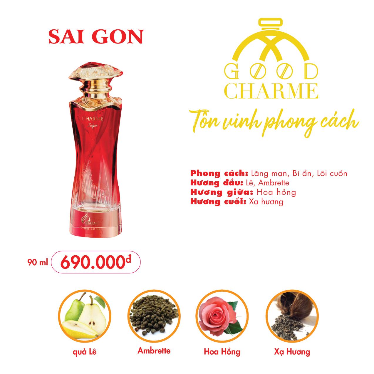 Chuyên sỉ nước hoa Charme Sài Gòn Good Charme chính hãng Nước hoa Charme Sài Gòn Good Charme chính hãng