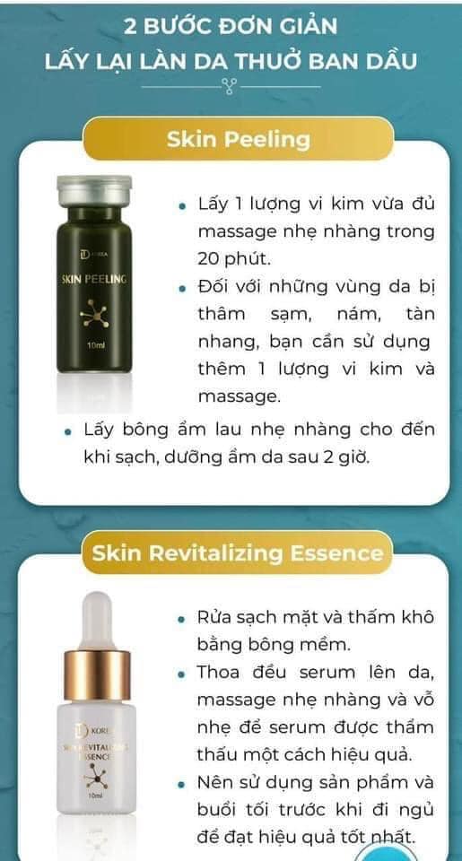 Cách Sử Dụng Peel Da Vi Tảo Retinol