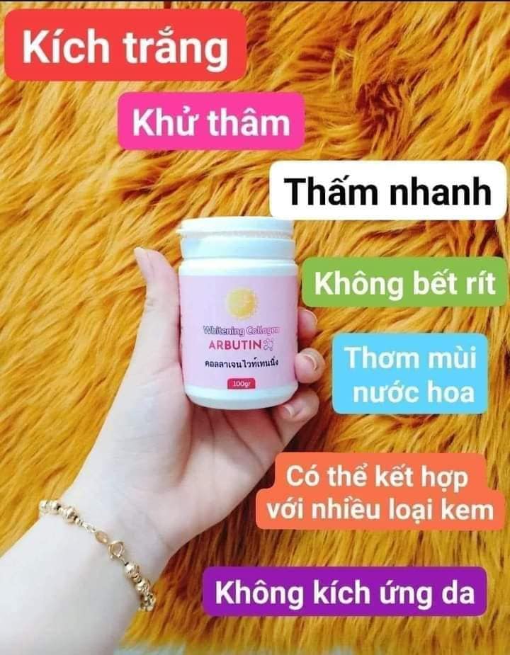 Kích Trắng Abutine 100g Màu Hồng Kích Trắng Abutine 100g Màu Hồng