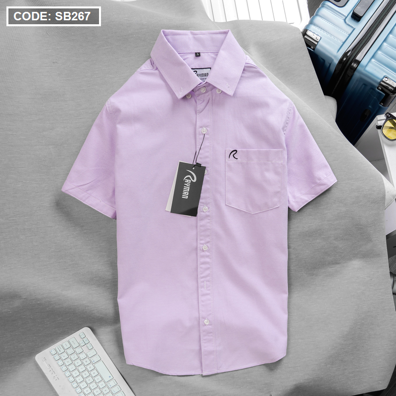 Kho sỉ áo Sơ Mi Nam Oxford Tay Ngắn Có Túi Rayman Rurumen( Có size 3x)