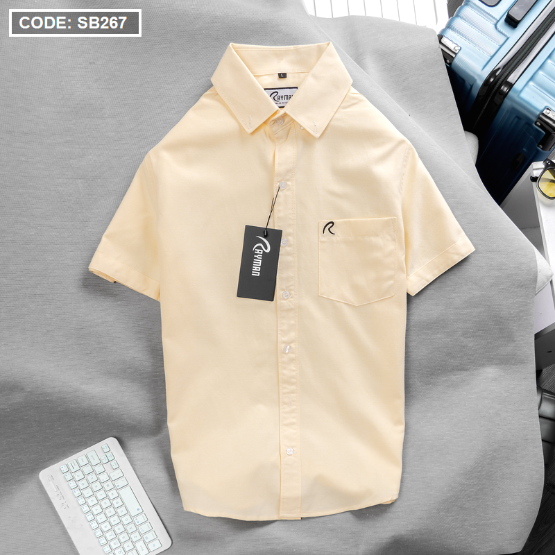 Kho sỉ áo Sơ Mi Nam Oxford Tay Ngắn Có Túi Rayman Rurumen( Có size 3x)
