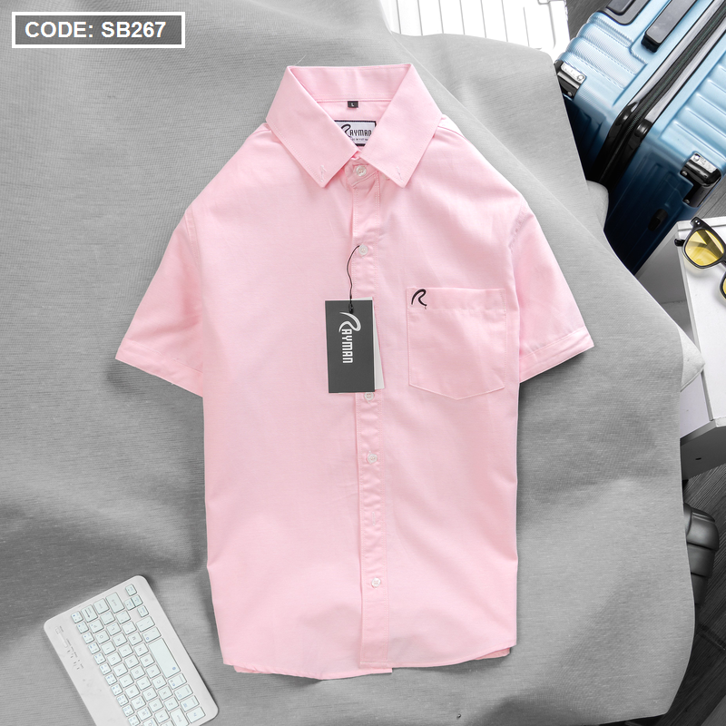 Kho sỉ áo Sơ Mi Nam Oxford Tay Ngắn Có Túi Rayman Rurumen( Có size 3x)