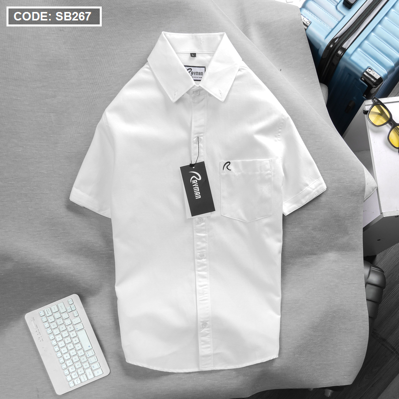 Kho sỉ áo Sơ Mi Nam Oxford Tay Ngắn Có Túi Rayman Rurumen( Có size 3x)