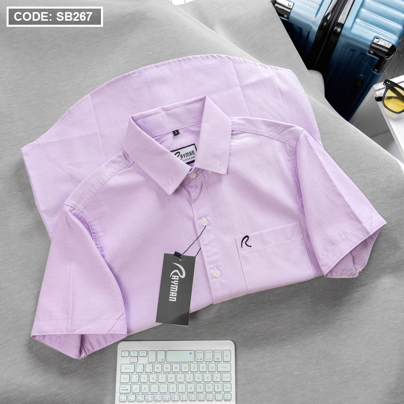 Kho sỉ áo Sơ Mi Nam Oxford Tay Ngắn Có Túi Rayman Rurumen( Có size 3x)
