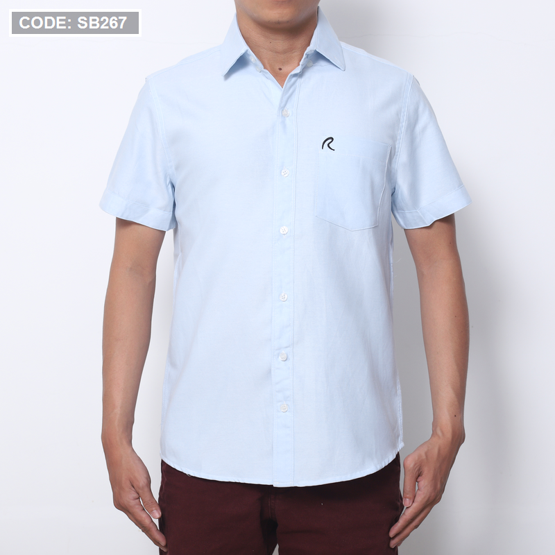 Kho sỉ áo Sơ Mi Nam Oxford Tay Ngắn Có Túi Rayman Rurumen( Có size 3x)