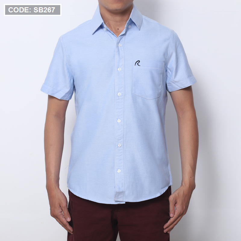 Kho sỉ áo Sơ Mi Nam Oxford Tay Ngắn Có Túi Rayman Rurumen( Có size 3x)
