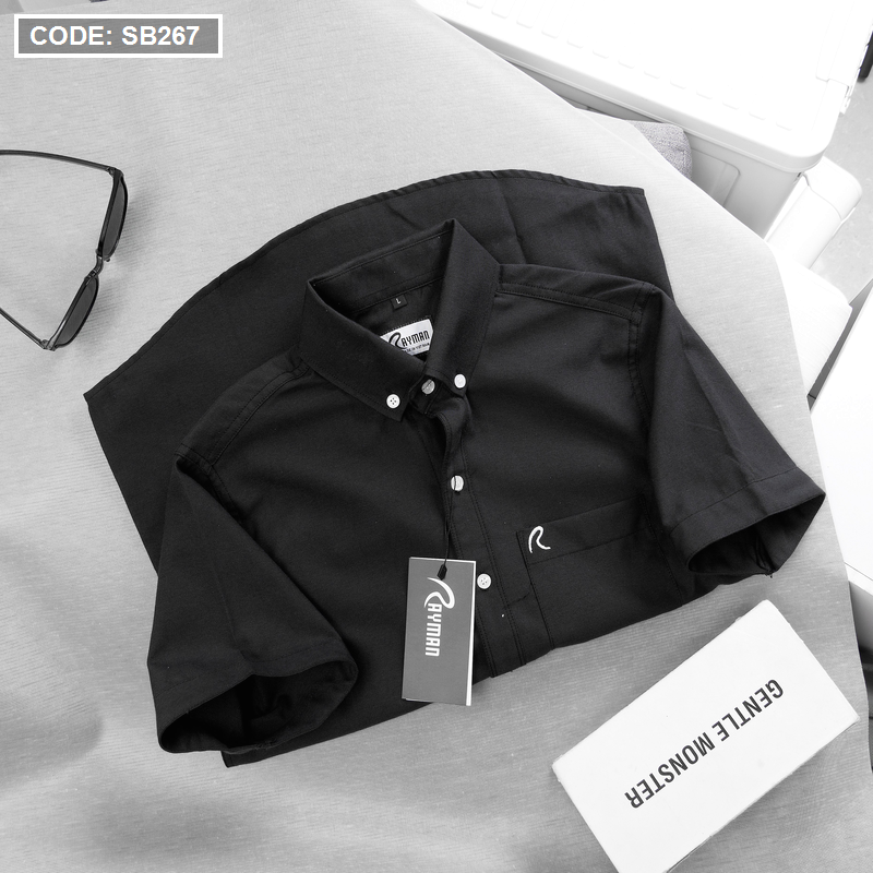 Kho sỉ áo Sơ Mi Nam Oxford Tay Ngắn Có Túi Rayman Rurumen( Có size 3x)