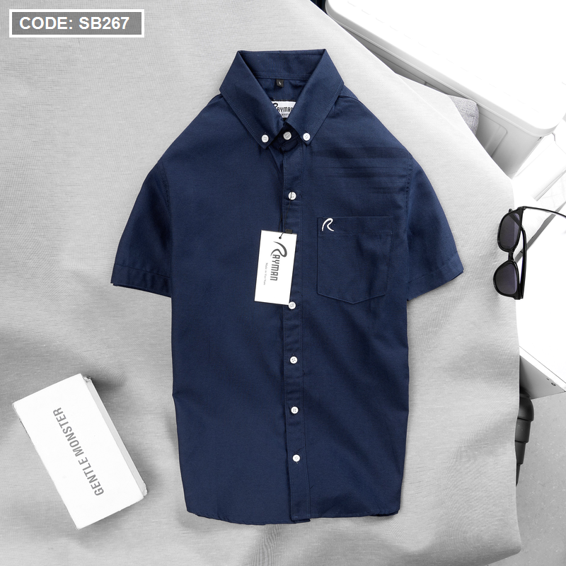 Kho sỉ áo Sơ Mi Nam Oxford Tay Ngắn Có Túi Rayman Rurumen( Có size 3x)