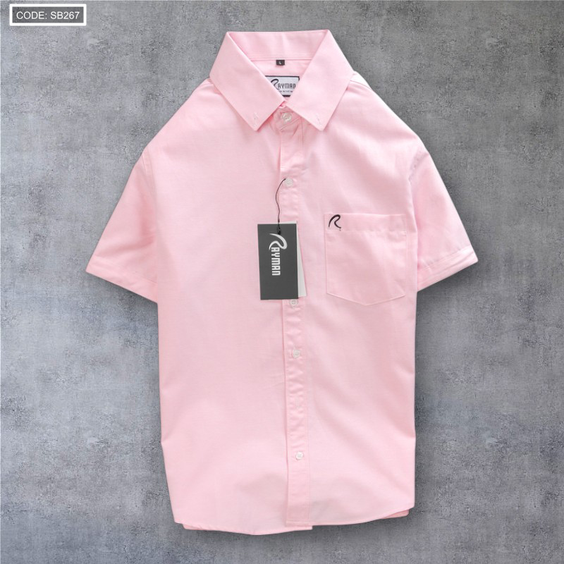 Kho sỉ áo Sơ Mi Nam Oxford Tay Ngắn Có Túi Rayman Rurumen( Có size 3x)