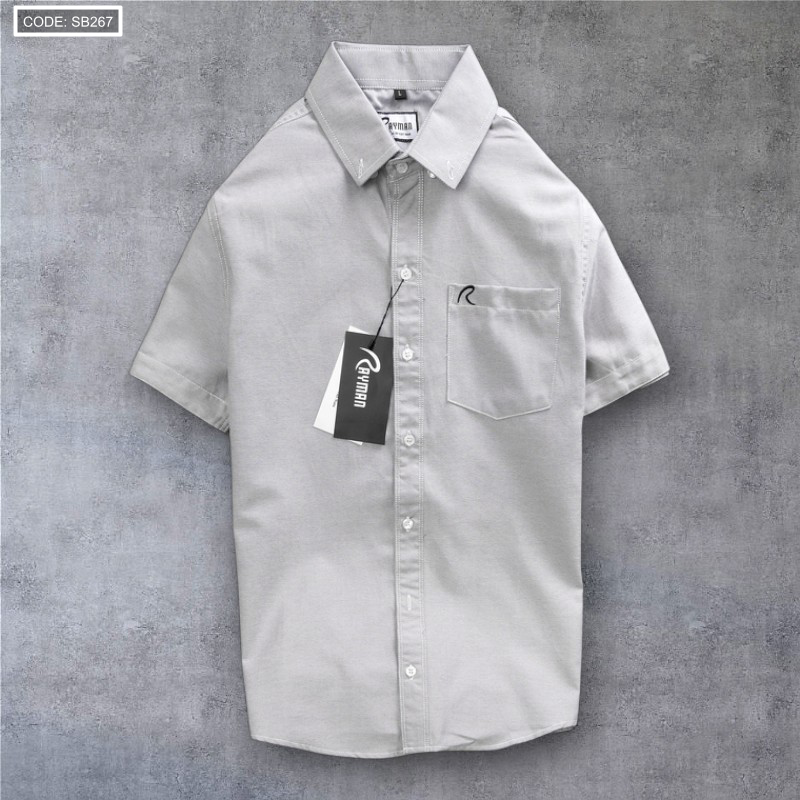 Kho sỉ áo Sơ Mi Nam Oxford Tay Ngắn Có Túi Rayman Rurumen( Có size 3x)