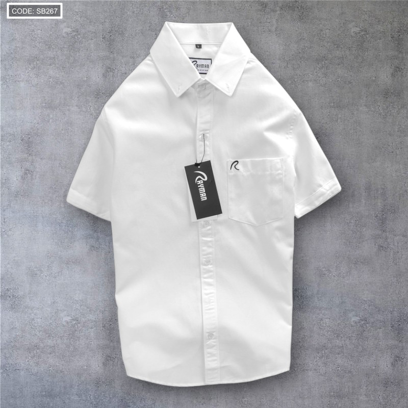 Kho sỉ áo Sơ Mi Nam Oxford Tay Ngắn Có Túi Rayman Rurumen( Có size 3x)