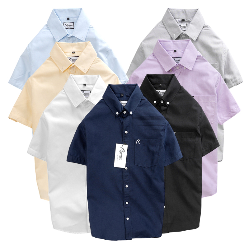 Kho sỉ áo Sơ Mi Nam Oxford Tay Ngắn Có Túi Rayman Rurumen( Có size 3x)
