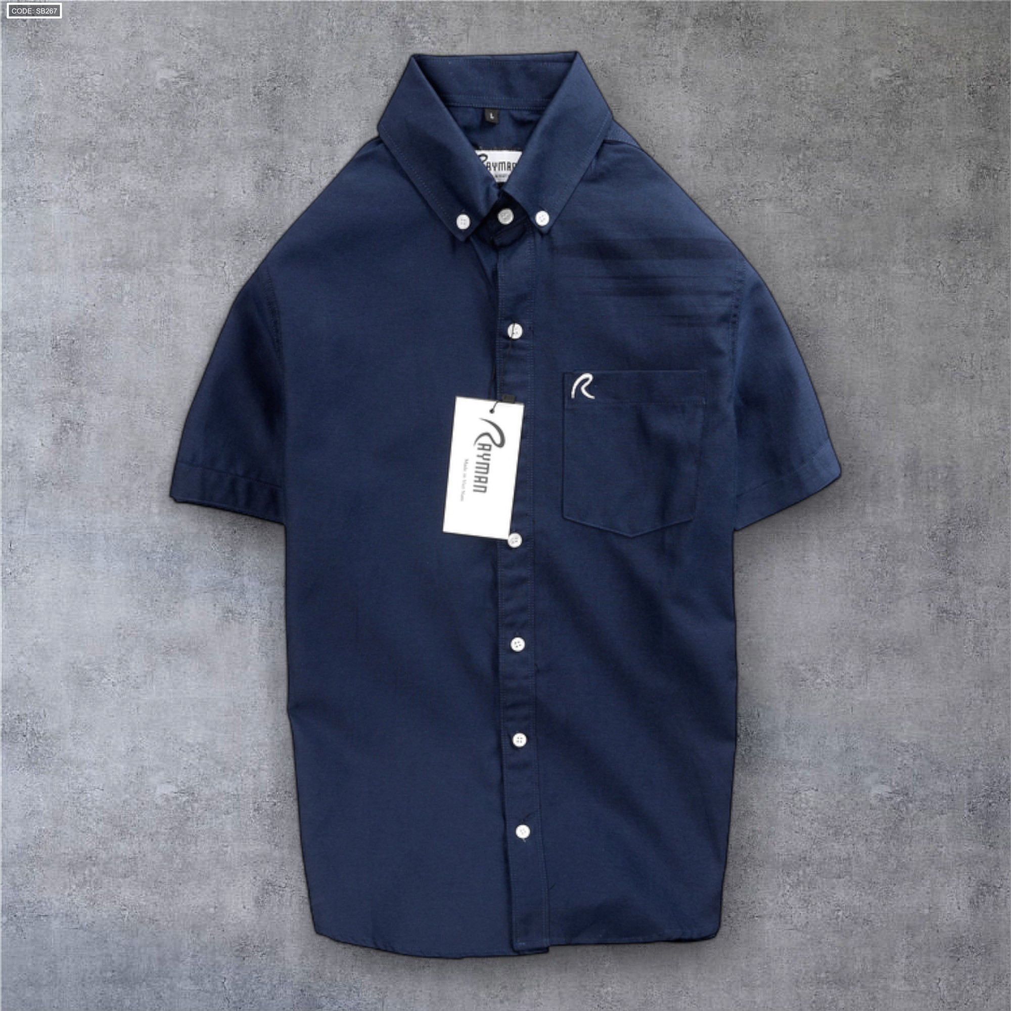 Kho sỉ áo Sơ Mi Nam Oxford Tay Ngắn Có Túi Rayman Rurumen( Có size 3x)