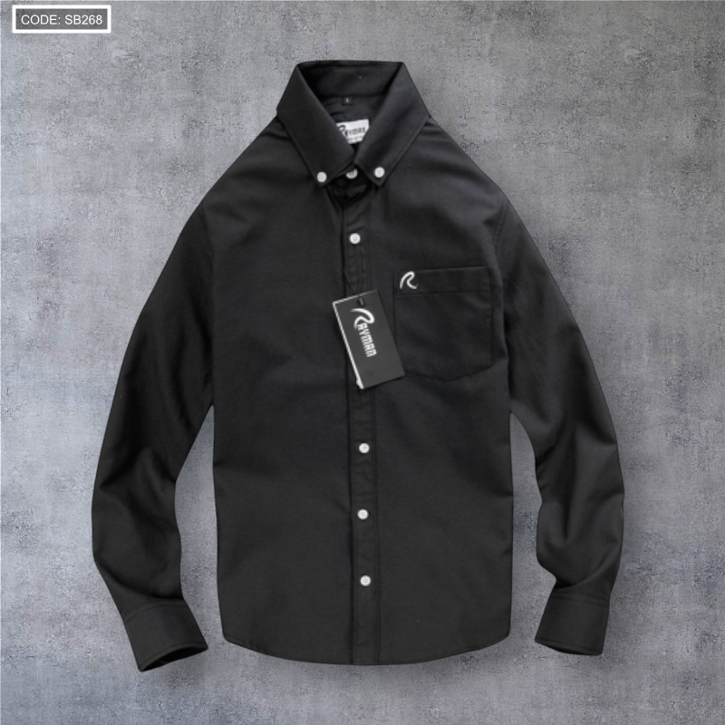 Áo Sơ Mi Nam Tay Dài Oxford Có Túi Rayman