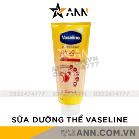 Sữa Dưỡng Thể Vaseline Healthy Bright Spf 50+ Daily Protection Brightening Serum 300ml (Hàng nhập khẩu có tem phụ) - VASELINE01