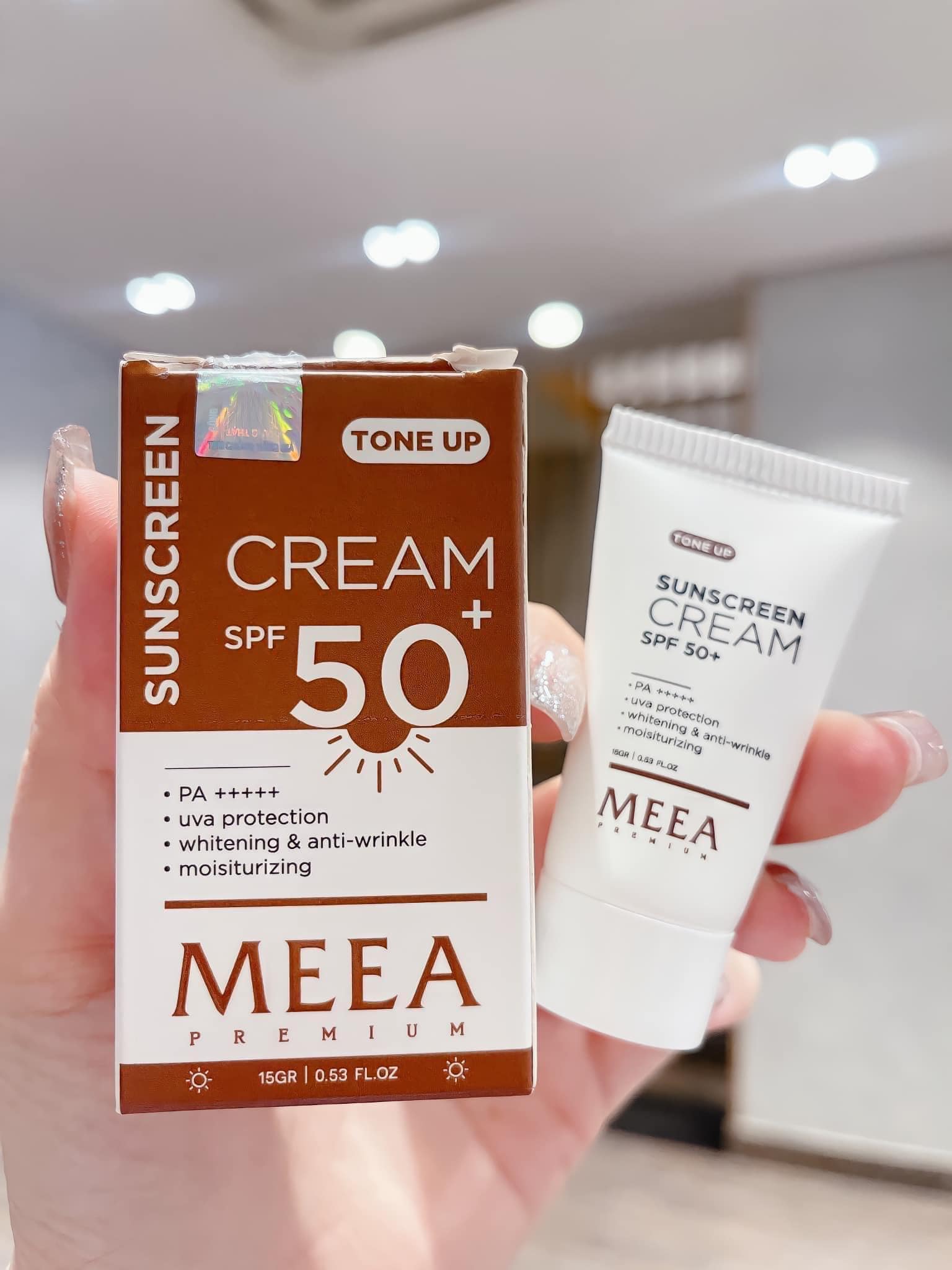 17194-292476510-2589466707855263-8156873682417907940-n-5.jpg Combo 5 Hộp Kem Chống Nắng MeeA Organic Mini 15ml - KCN01