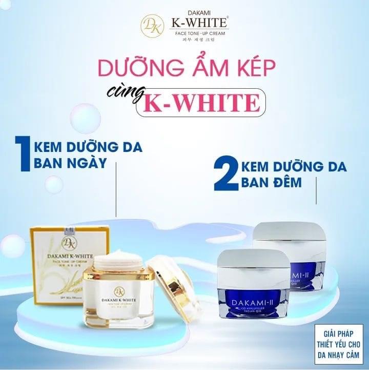 Kem Dakami K White Ban Ngày 3 In 1