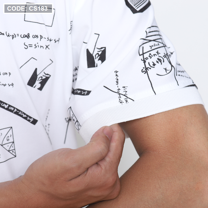 Kho sỉ áo Thun Nam Cổ Bẻ In Hình Họa Tiết (Có Size 3XL)