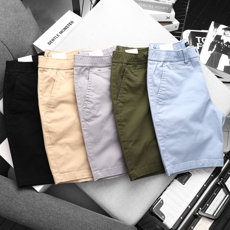 Quần Short Nam Kaki Lưng Thun Co Giãn Yessir Cao Cấp (Có Size 36)