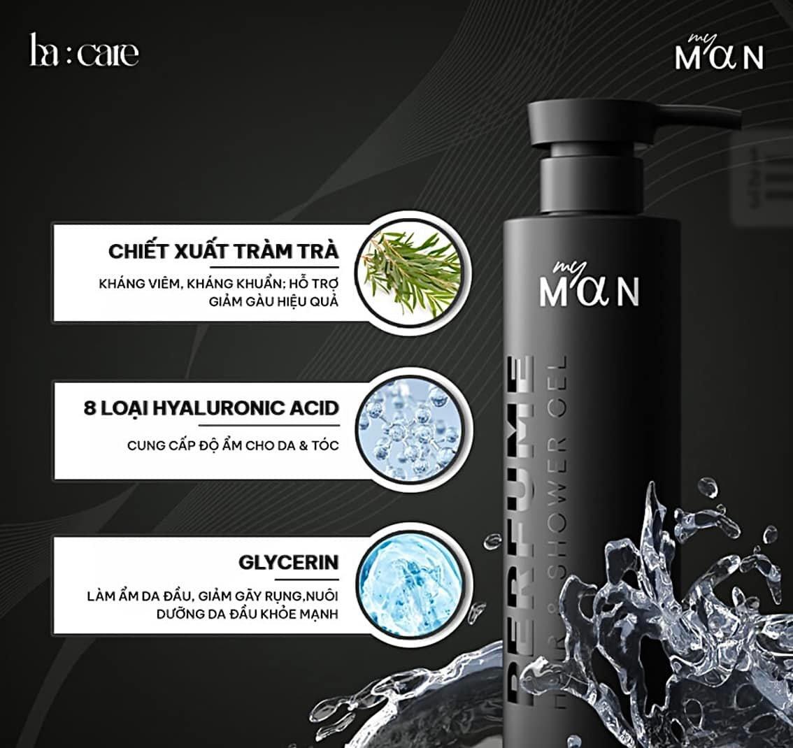 Sữa Tắm Gội 5 in 1 My Man Ba : Care Bảo Anh chính hãng Sữa Tắm Gội 5 in 1 My Man Ba : Care Bảo Anh chính hãng