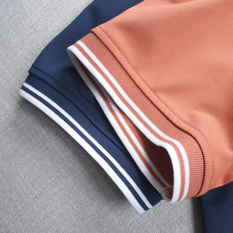 Shop sỉ áo Thun Nam Có Cổ Cá Sấu Poly Phối Họa Tiết Sọc (Có Size 3XL)