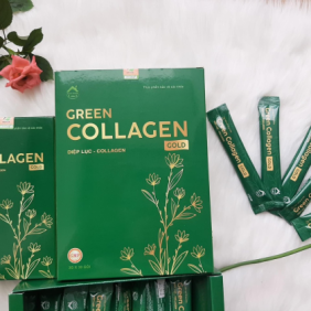 Diệp lục Collagen Gold 30 gói Green Family