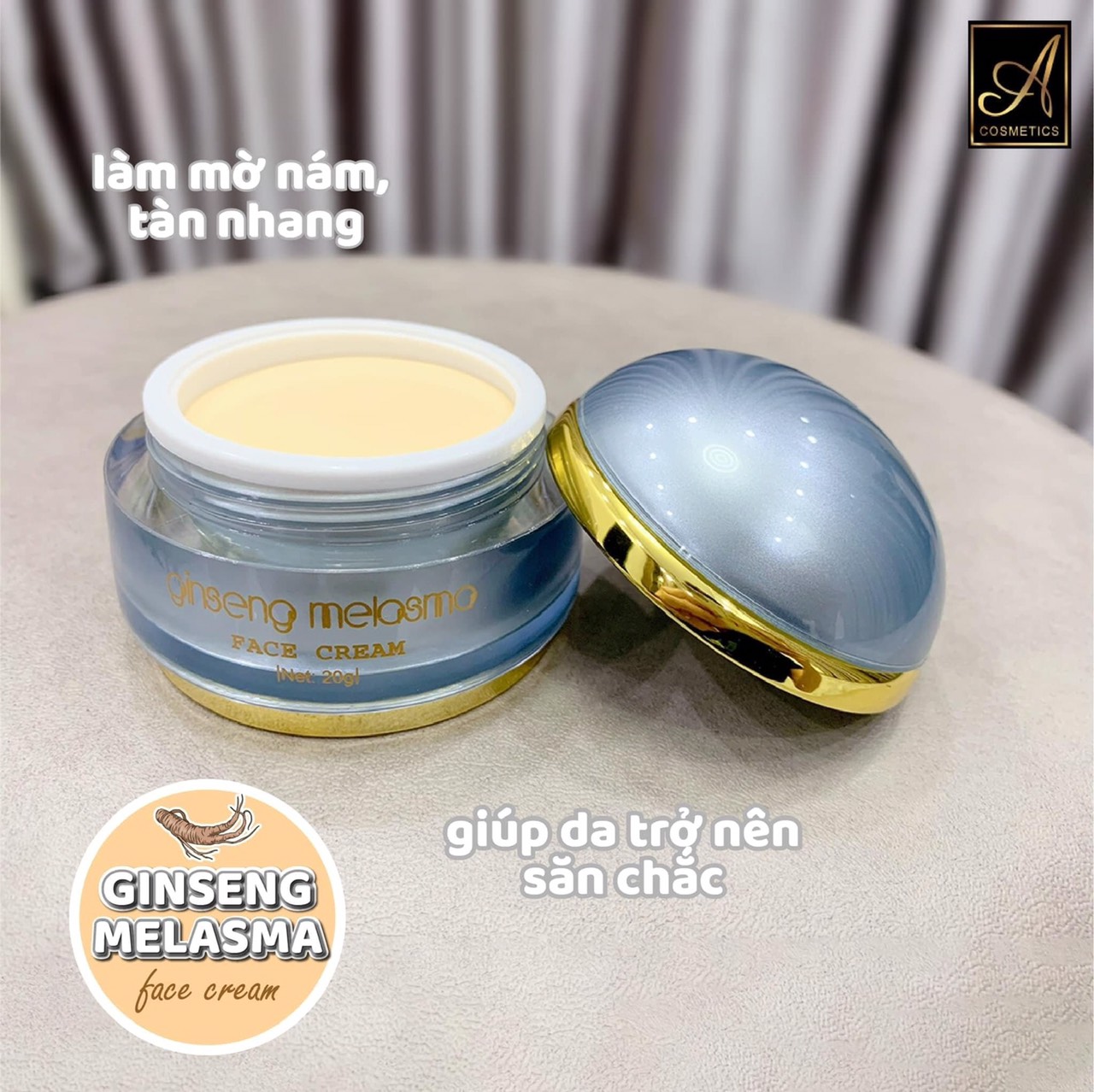 Chuyên sỉ kem Face Nám Nhân Sâm A Cosmetics Ginseng Melasma Phương Anh  Chính Hãng - ANN.COM.VN