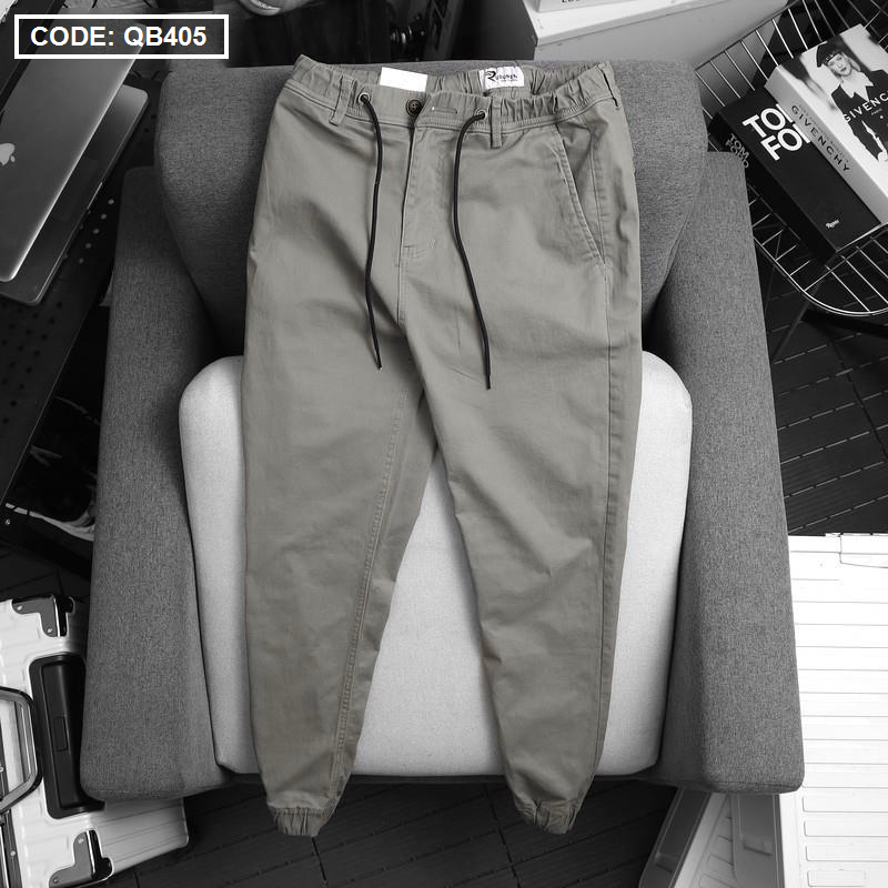 Kho sỉ quần Jogger Kaki Nam Cao Cấp Phối Dây Rút (Có size 3XL)