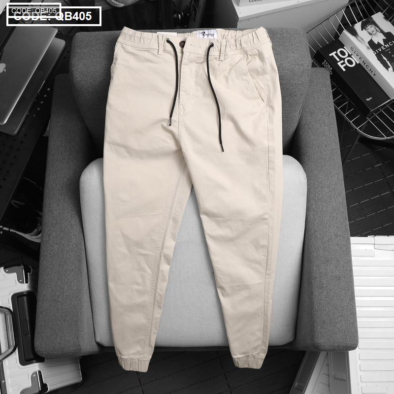 Kho sỉ quần Jogger Kaki Nam Cao Cấp Phối Dây Rút (Có size 3XL)