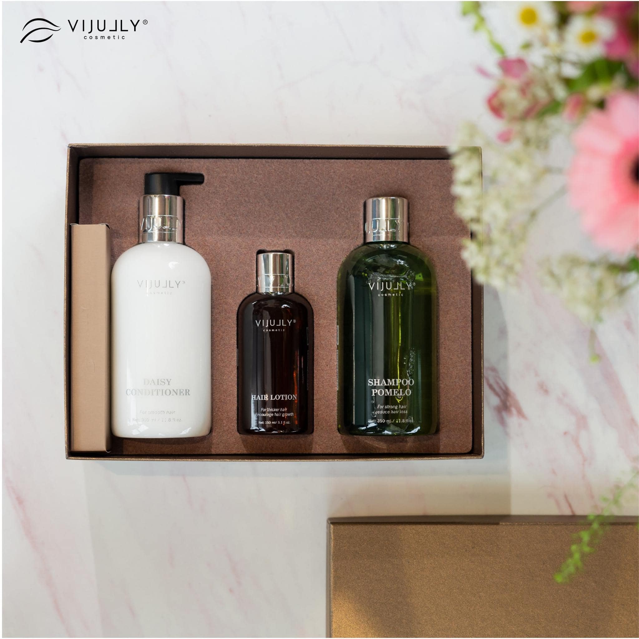 Shop sỉ combo Dầu Gội Xả Xịt Bưởi Vijully Phiên Bản Mới