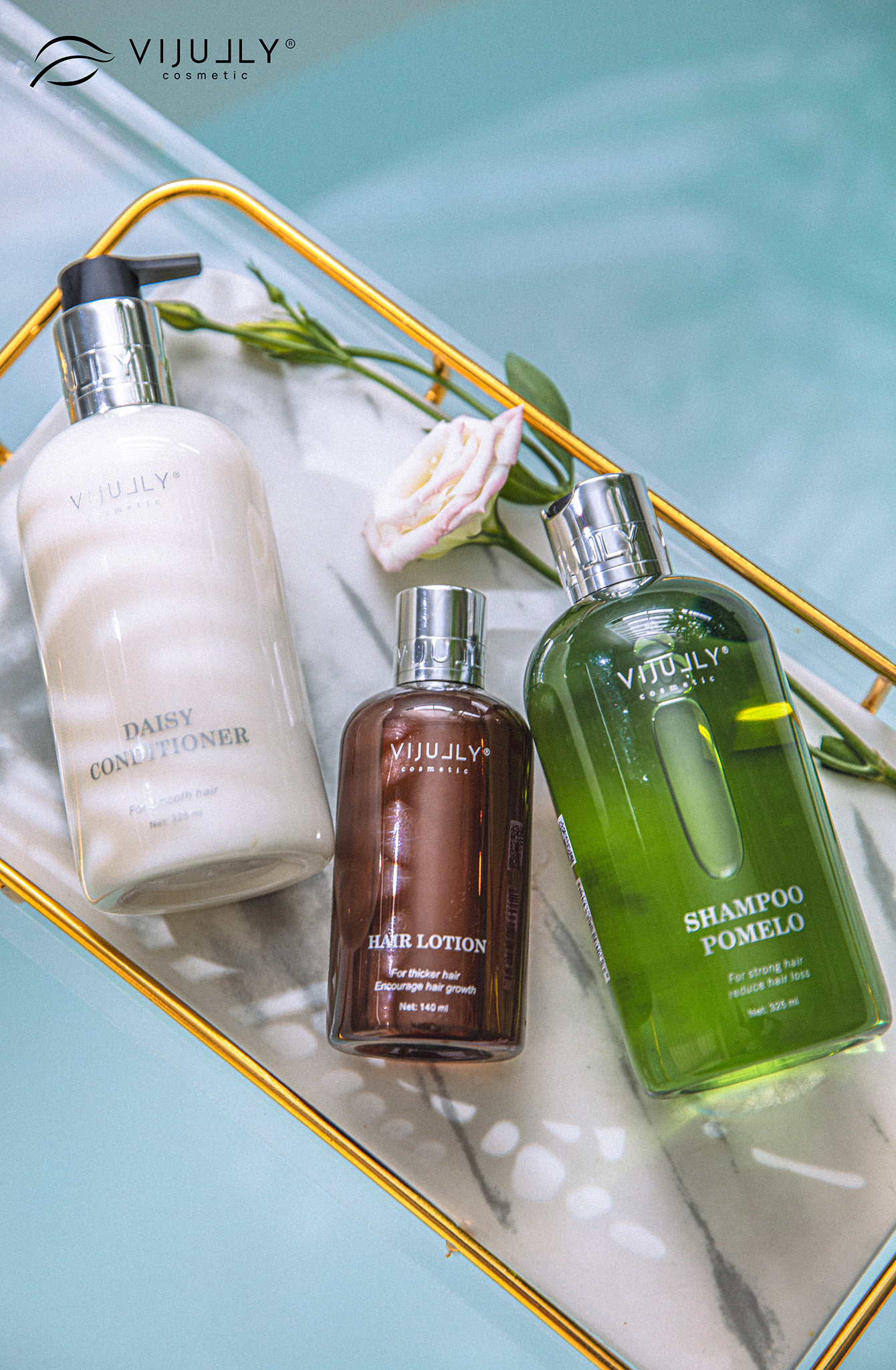 Shop sỉ combo Dầu Gội Xả Xịt Bưởi Vijully Phiên Bản Mới