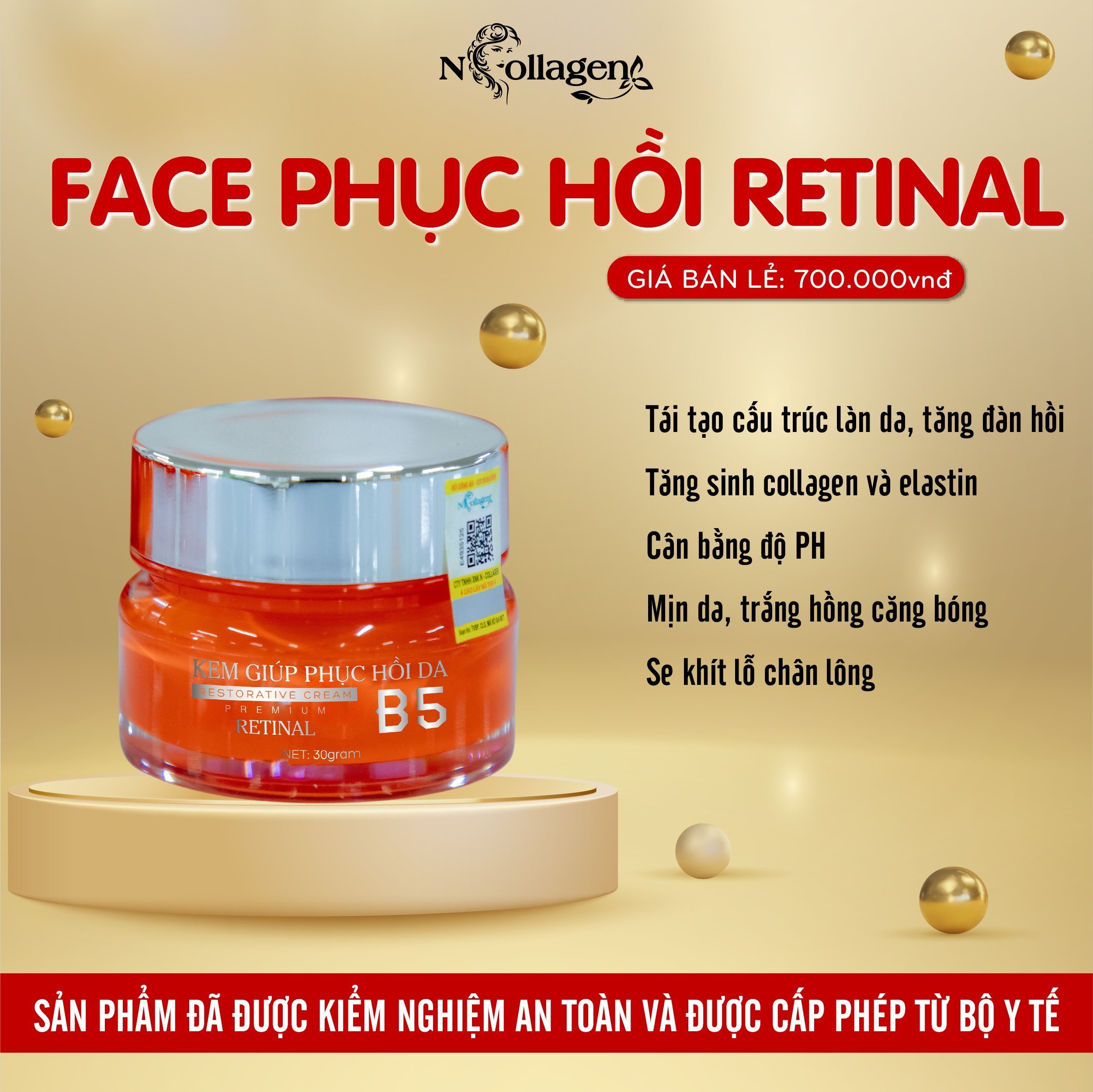 Kem Face Phục Hồi Da B5 N Collagen Kem Face Phục Hồi Da B5 N Collagen