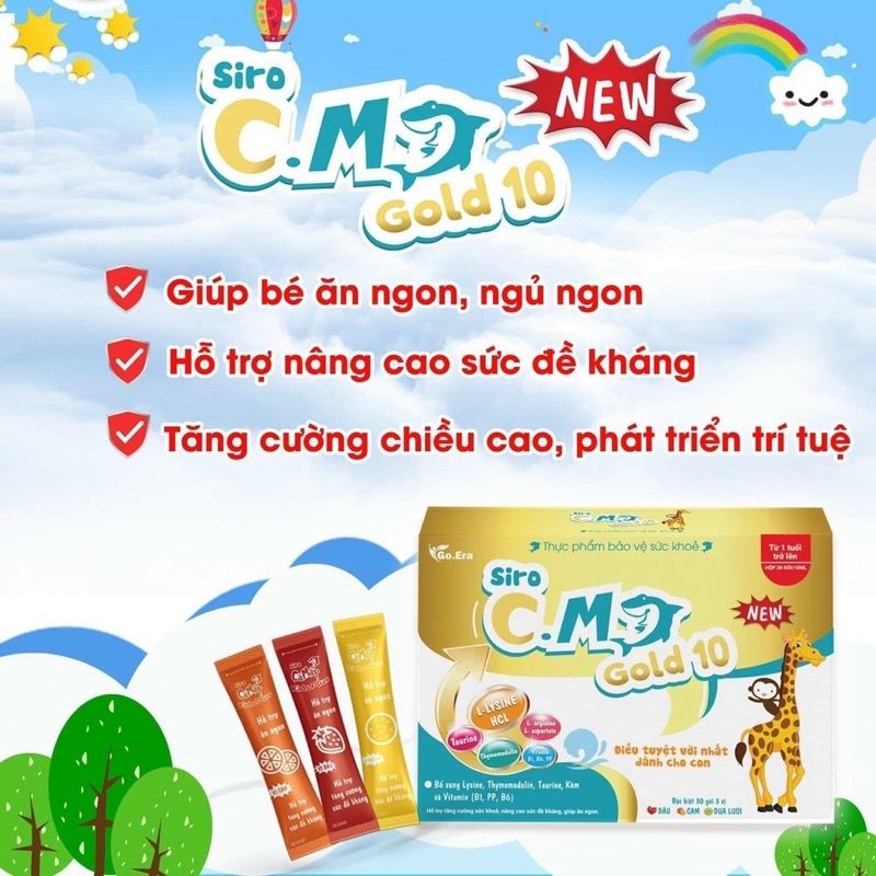 Siro Cá Mập C.M Gold 10 Công Ty Go Era Siro Cá Mập C.M Gold 10 Công Ty Go Era