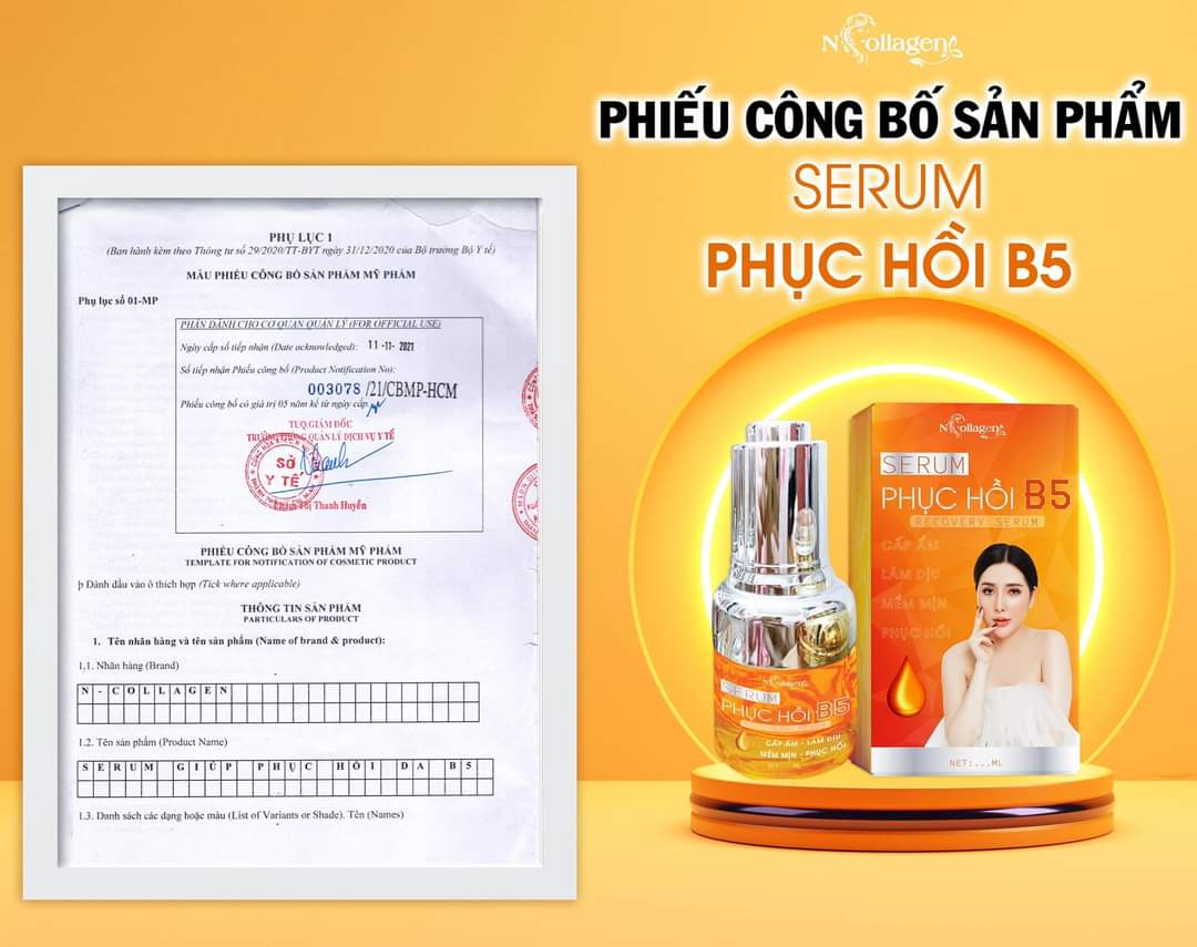 Serum Phục Hồi Da B5 N Collagen Serum Phục Hồi Da B5 N Collagen