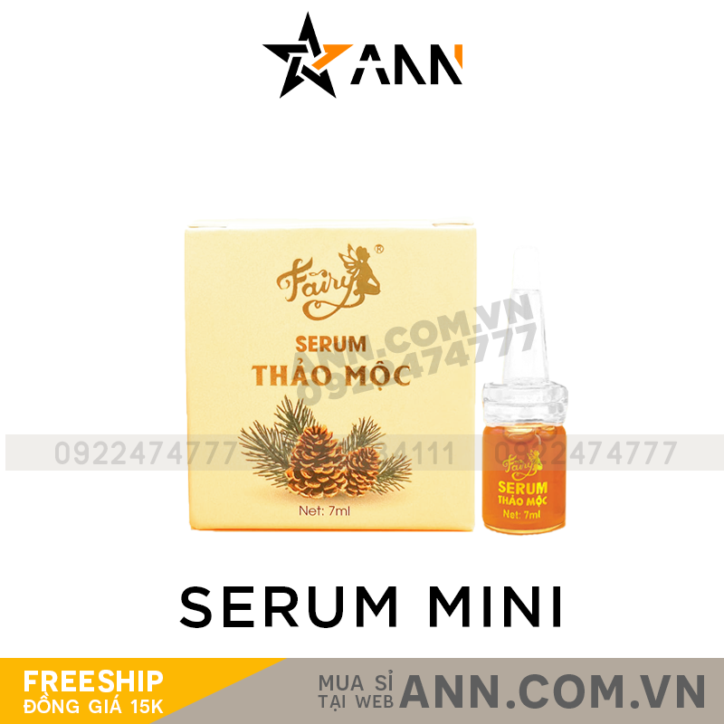 18940-153-1.png Serum Thảo Mộc Fairy Cosmetics Mini 7ml Dưỡng Trắng Căng Bóng Da - 8936115870332
