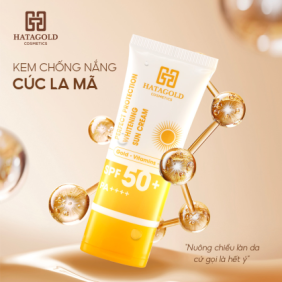 Kem Chống Nắng Nâng Tone Hatagold Cosmetics