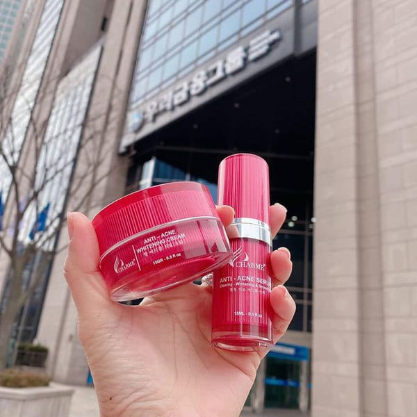 Chuyên sỉ kem Face Mụn Hàn Quốc Charme Anti Acne Whitening Cream Chuyên sỉ kem Face Mụn Hàn Quốc Charme Anti Acne Whitening Cream