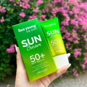 Chống Nắng Kiềm Dầu Lục Tảo Soo Young